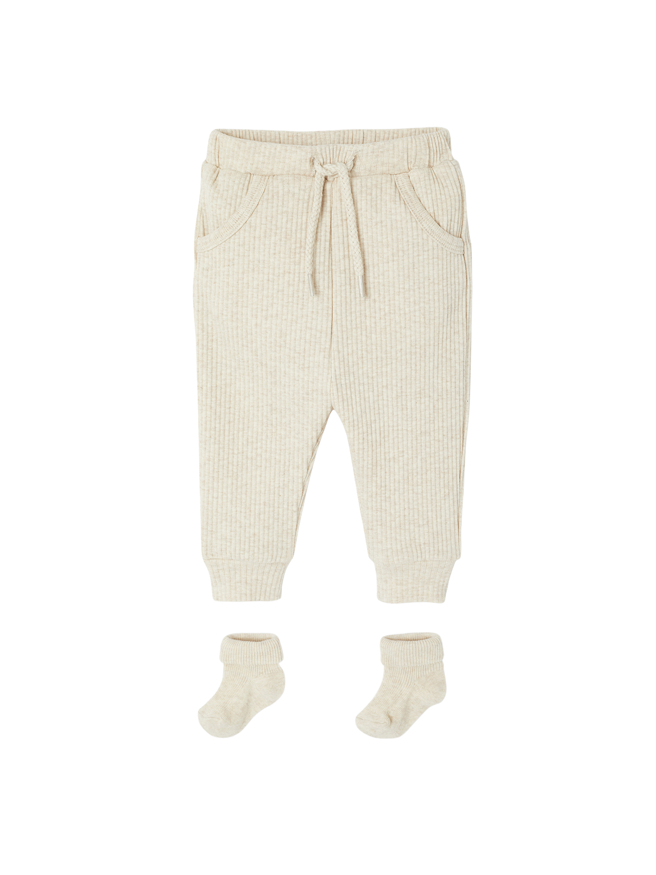 Ensemble uni pantalon et paire de chaussettes, VERTBAUDET