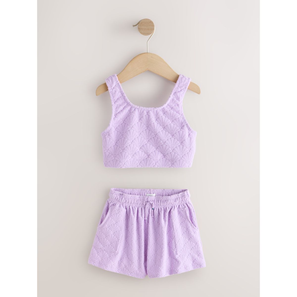 Ensemble short et haut court en éponge, NEXT