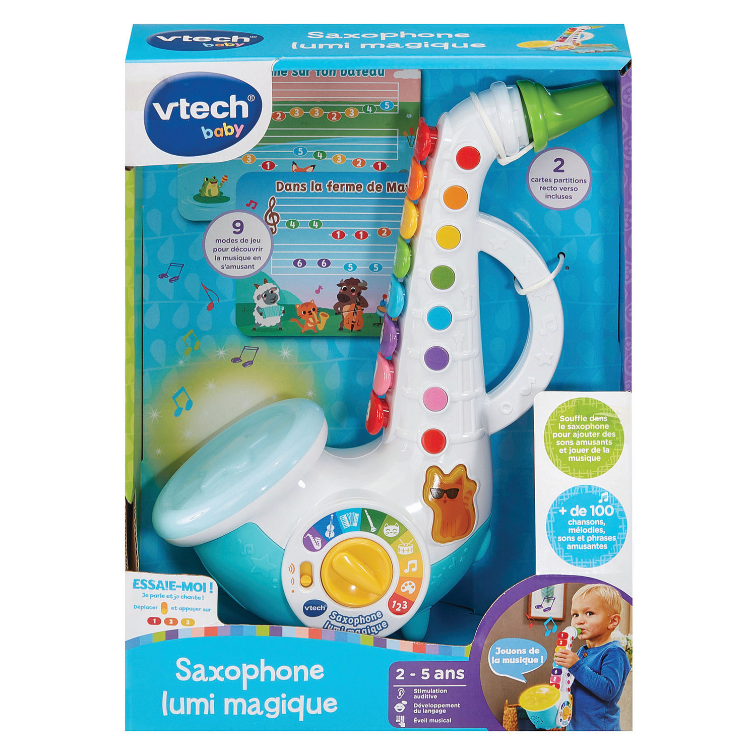 Saxophone lumi magique interactif, VTECH
