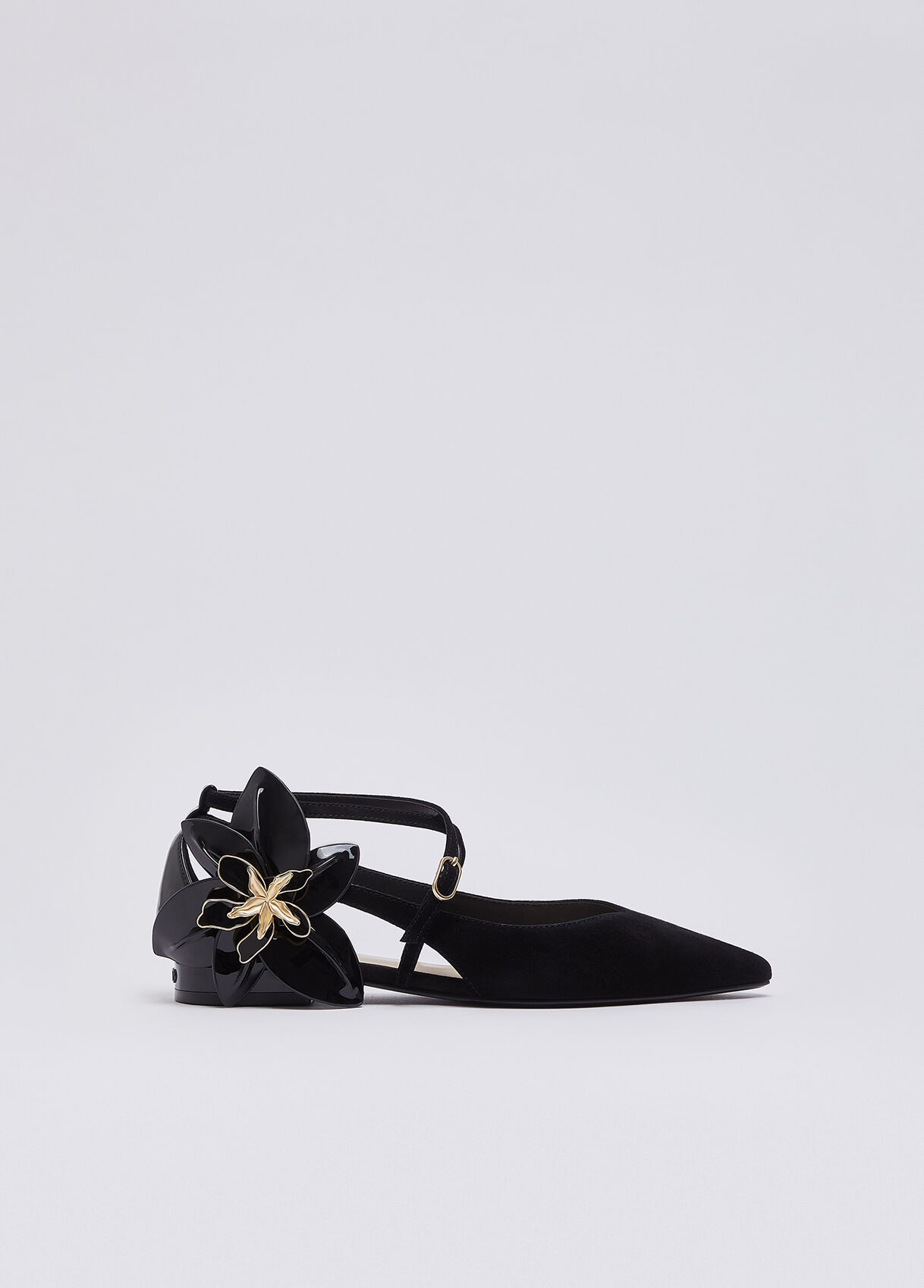 Ballerines avec maxi fleur, LIU JO