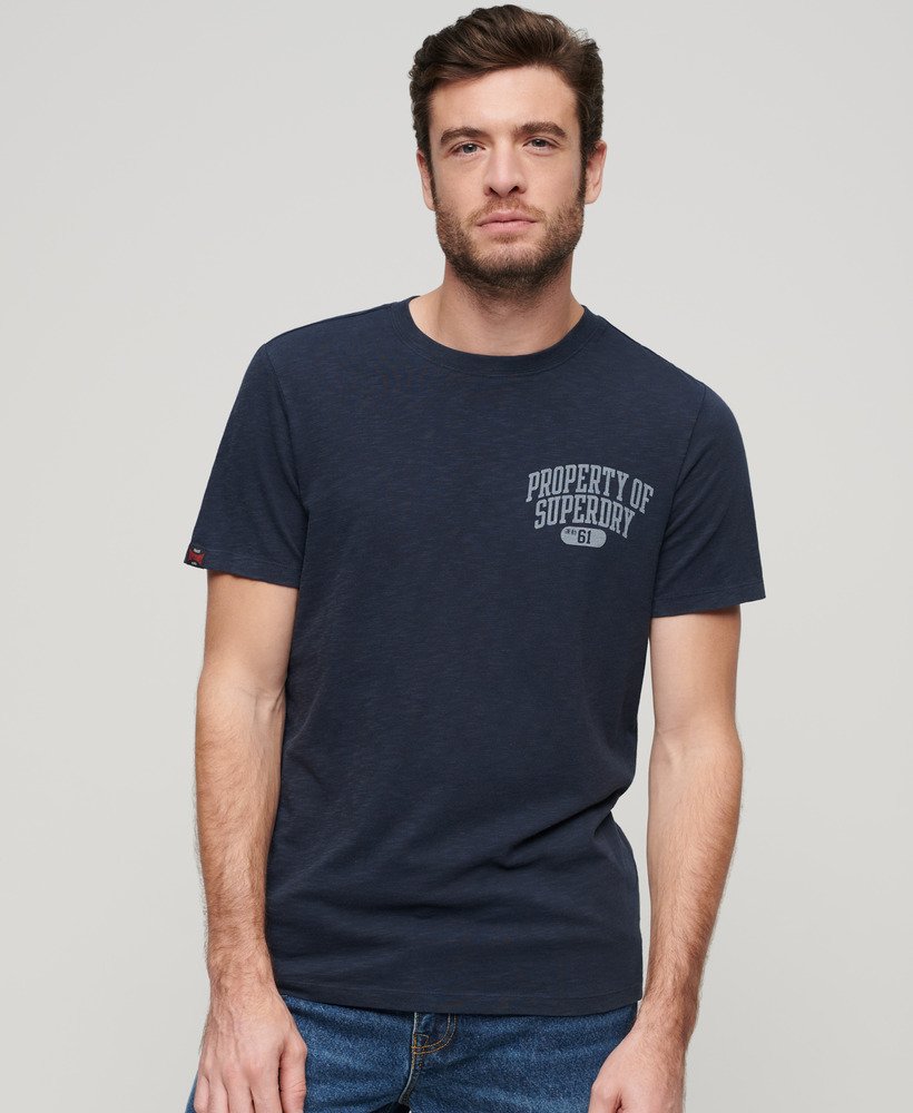 T-shirt à motif Athletic College, SUPERDRY