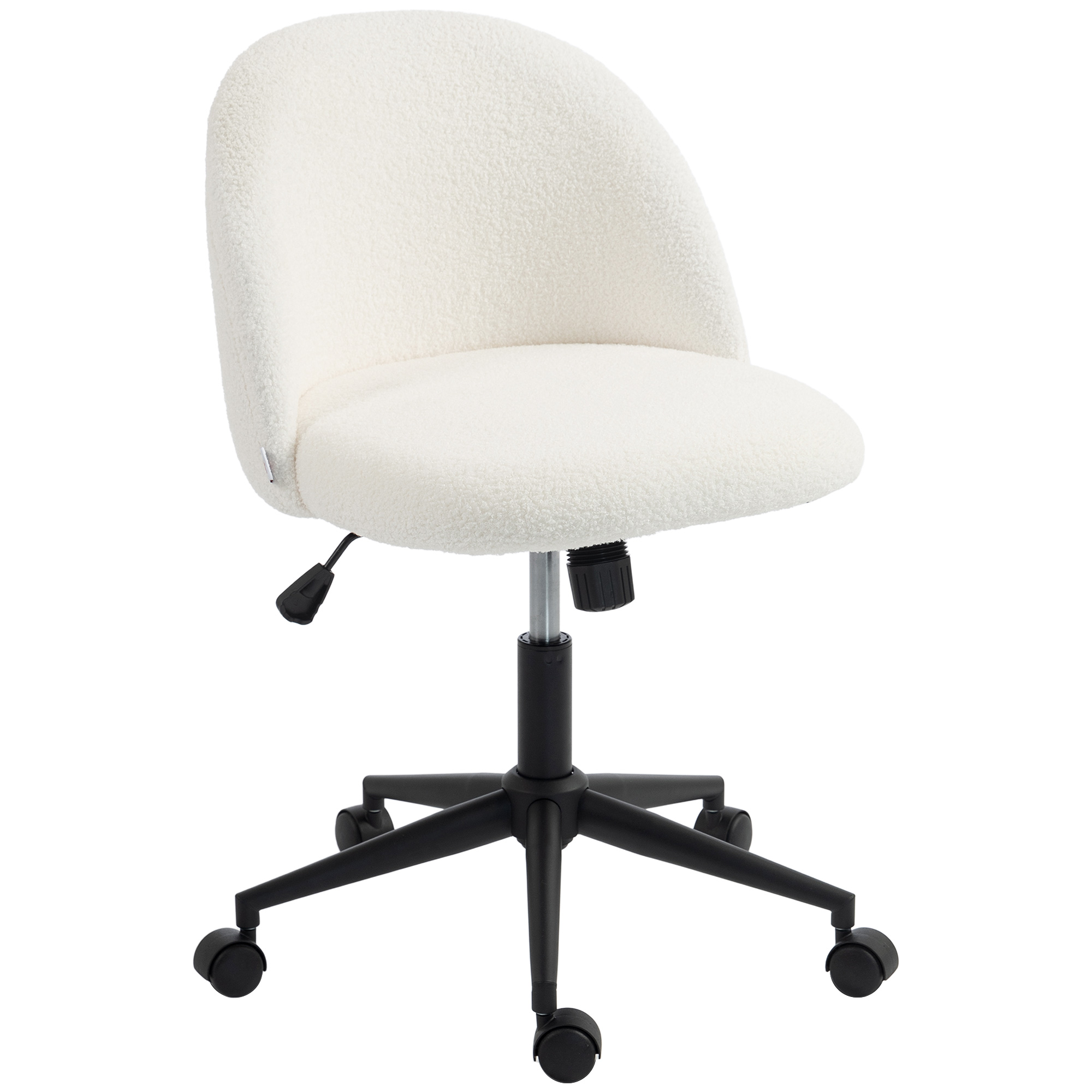 Chaise de bureau Polaire Teddy (100%, HOMCOM