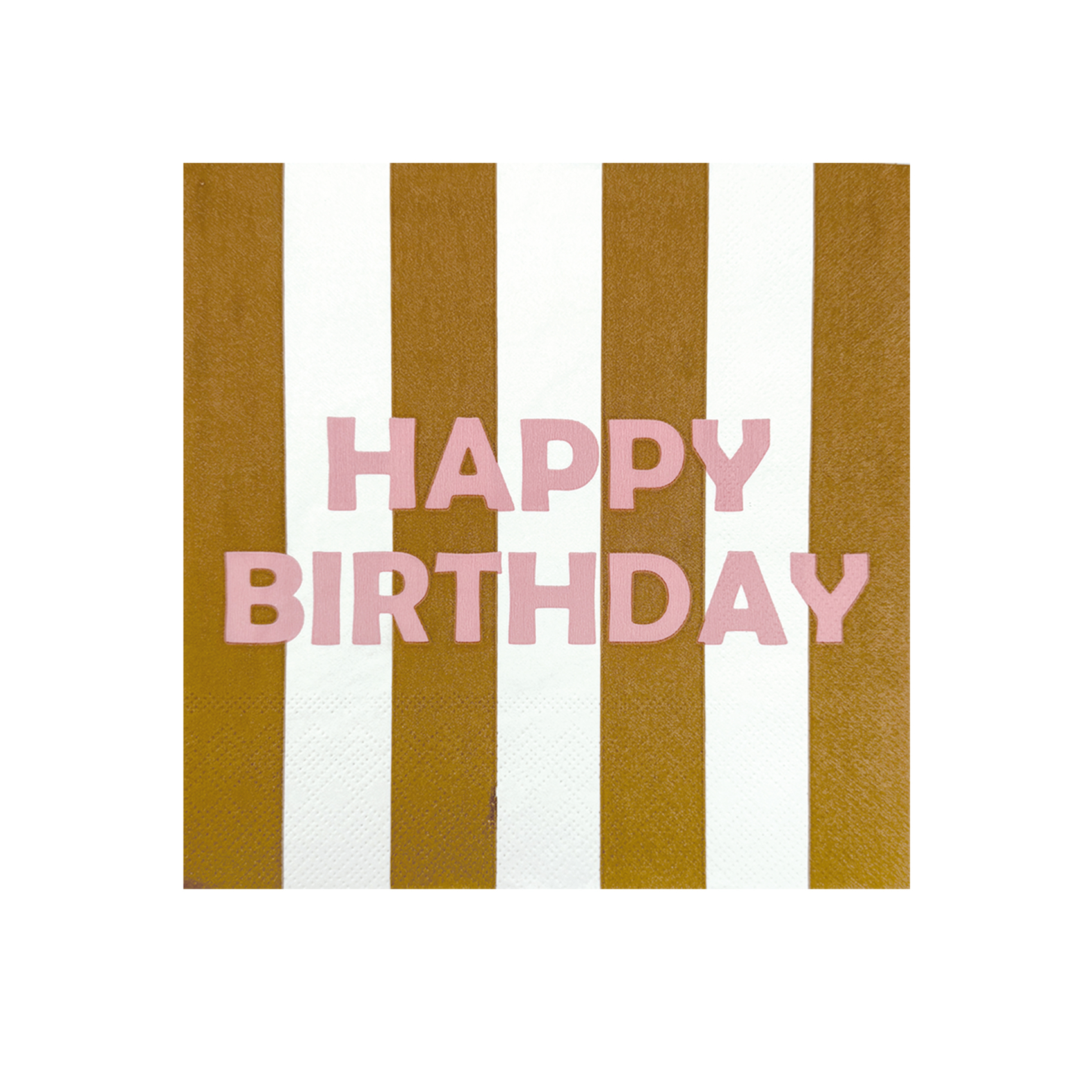Lot de 20 serviettes en papier imprimées Happy Birthday, OPJET