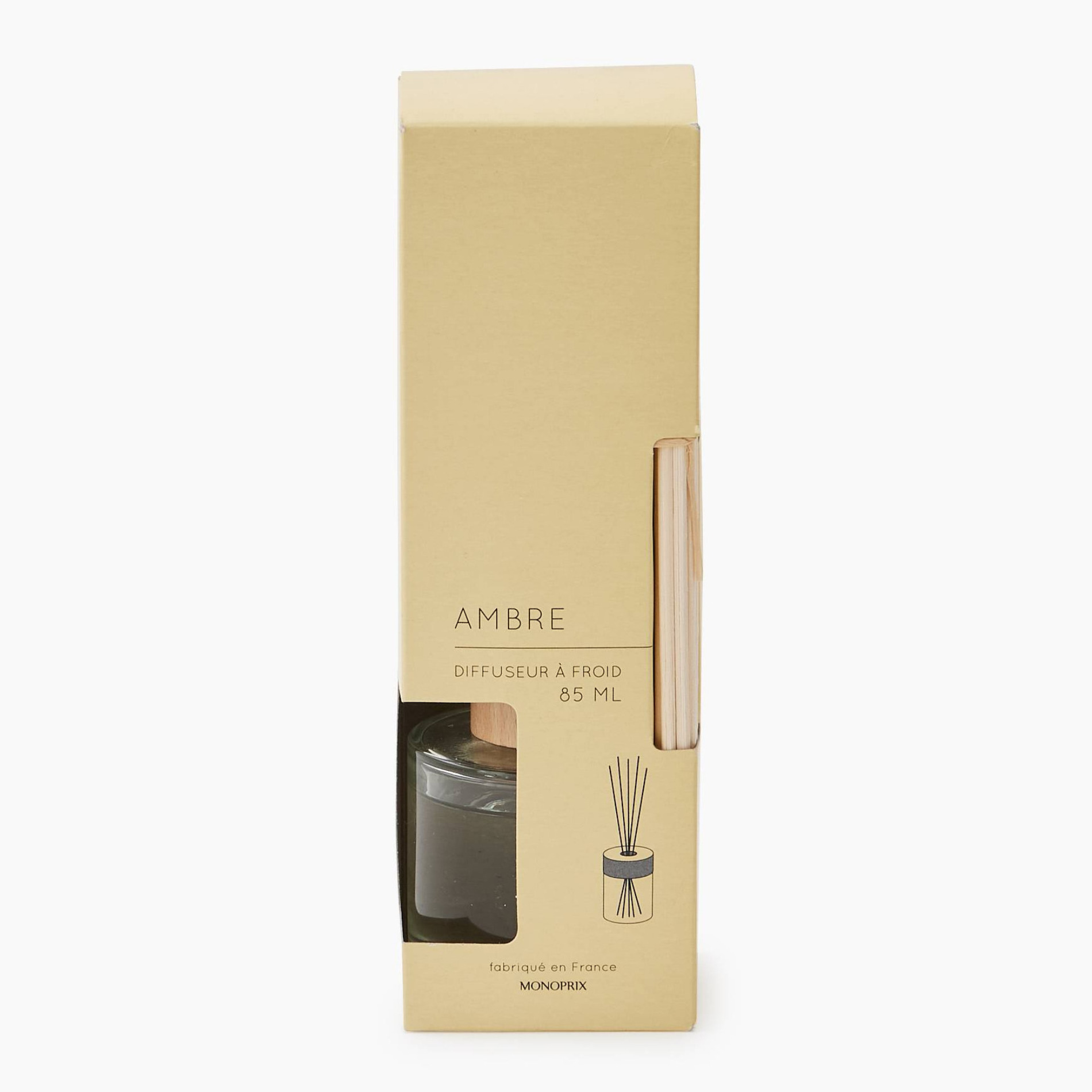 Diffuseur à froid 85ml, Ambre, MONOPRIX