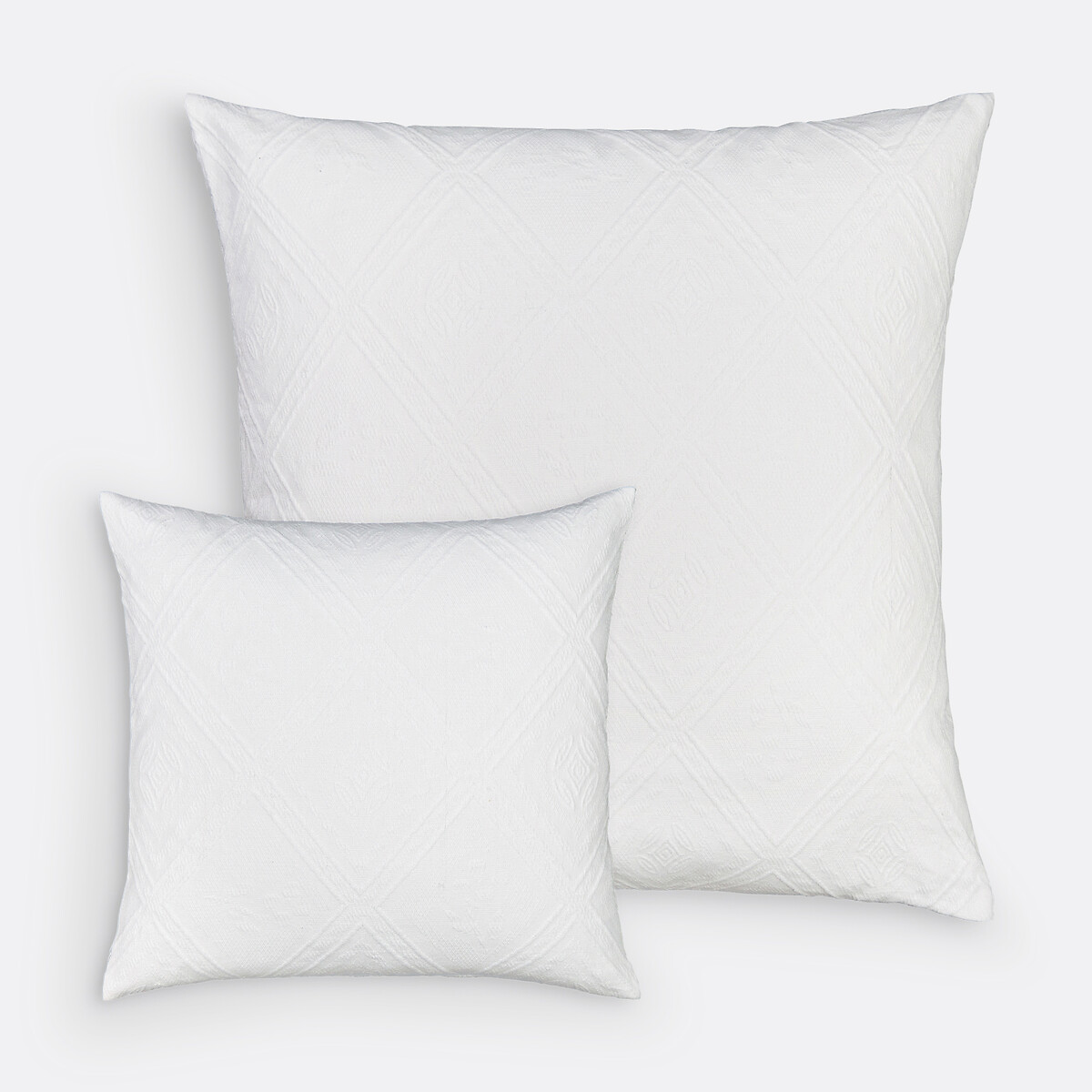 Housse de coussin ou oreiller coton jacquard, Indo