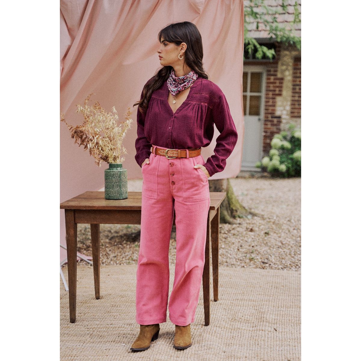 La redoute pantalon femme taille online haute