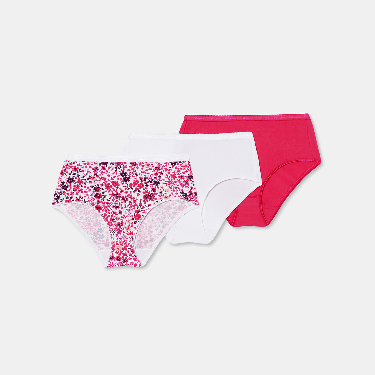 Pack of 3 Midi Knickers in Organic Cotton