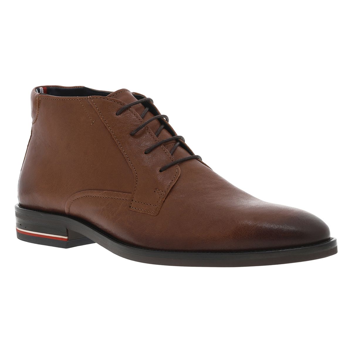 Chaussures de ville Tommy Hilfiger marron en cuir pour homme - Touj