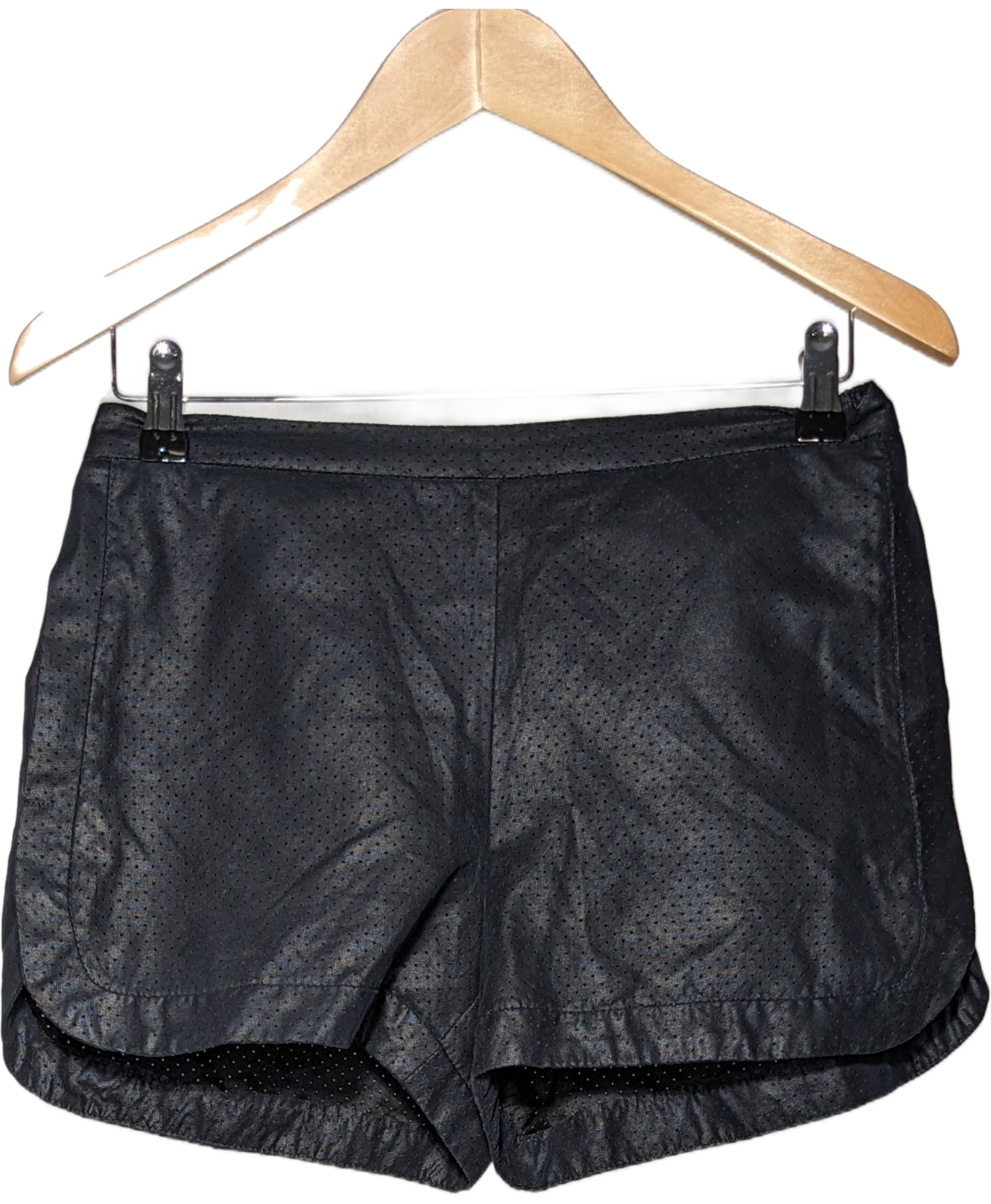 Short Femme Zara Noir à Petits Points Blancs - Taille S - Fluide - Occasion Parfait État