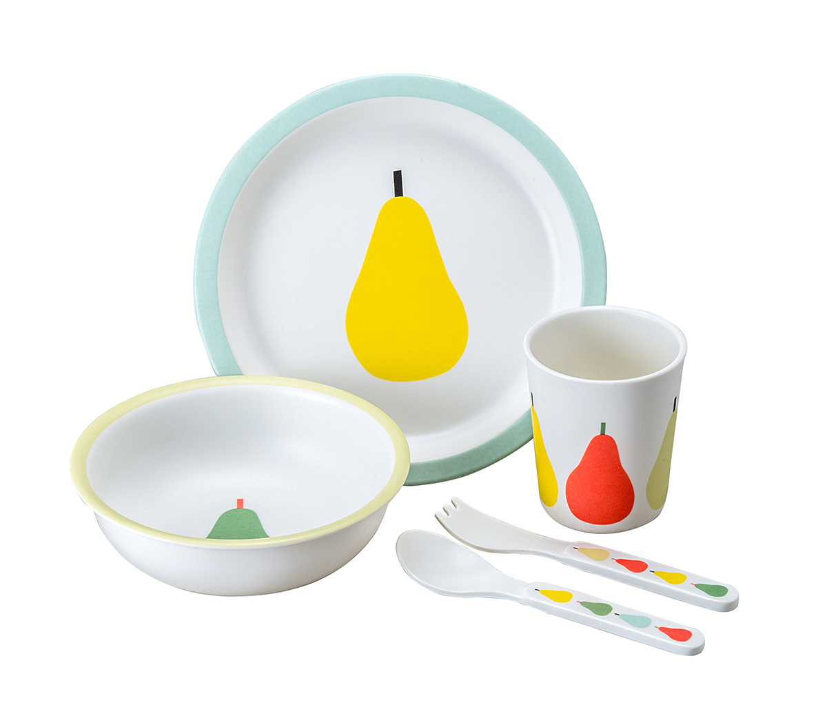 Coffret cadeau 5 pièces LES POIRES, PETIT JOUR