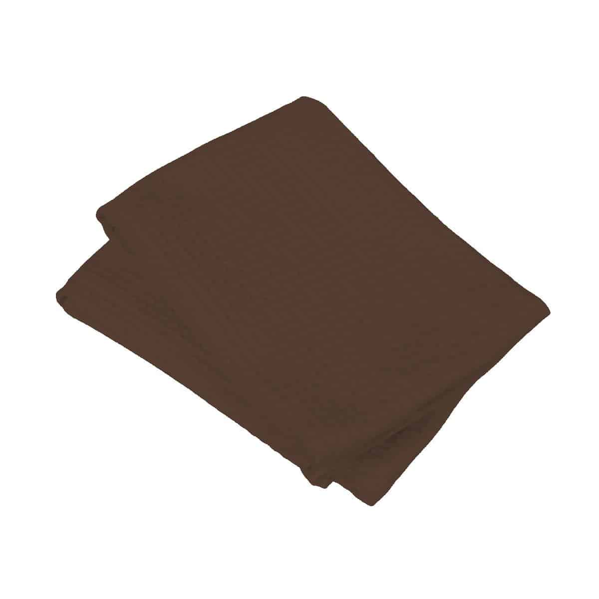 Lot de deux serviettes coton 57 fils nid d'abeille WEEK END, LINANDELLE