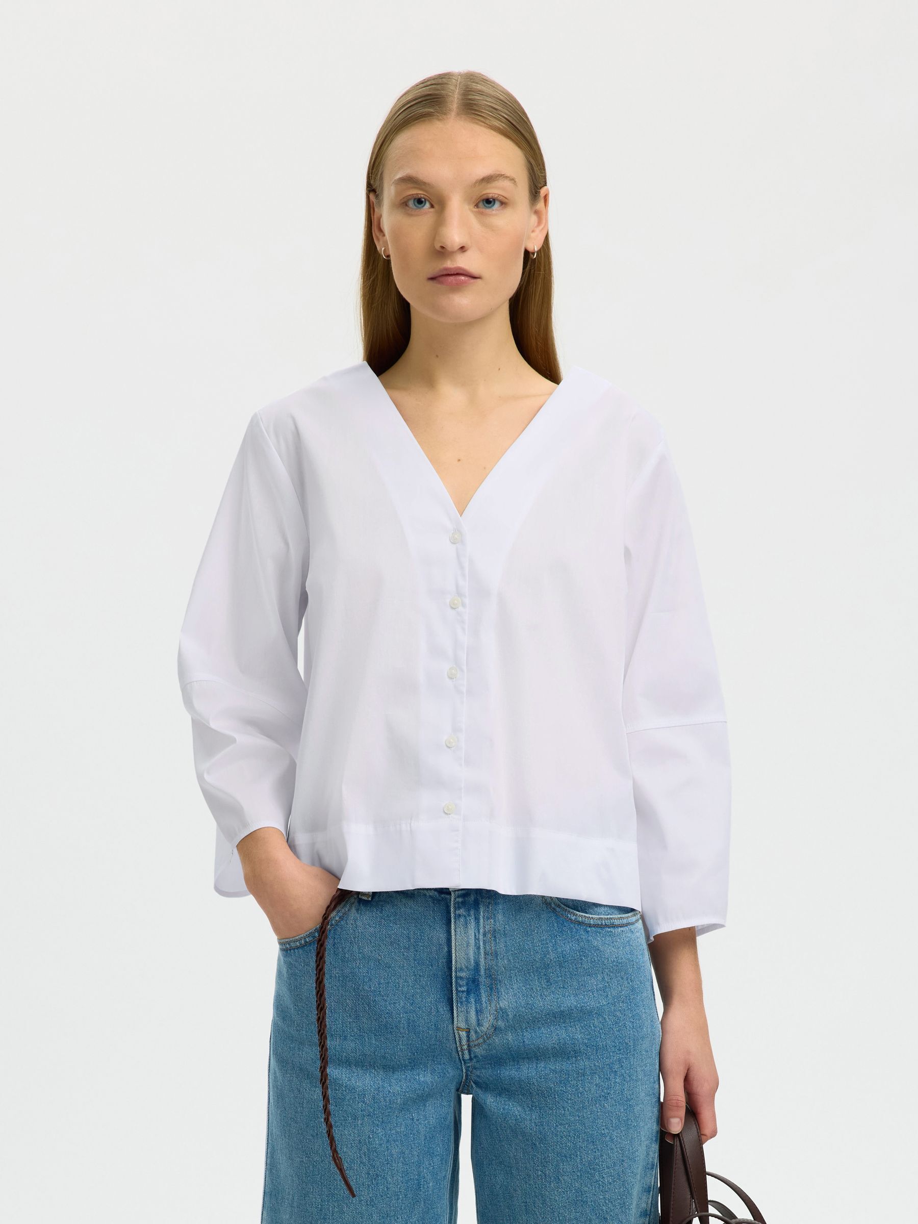 Blouse Manches 3/4, SELECTED