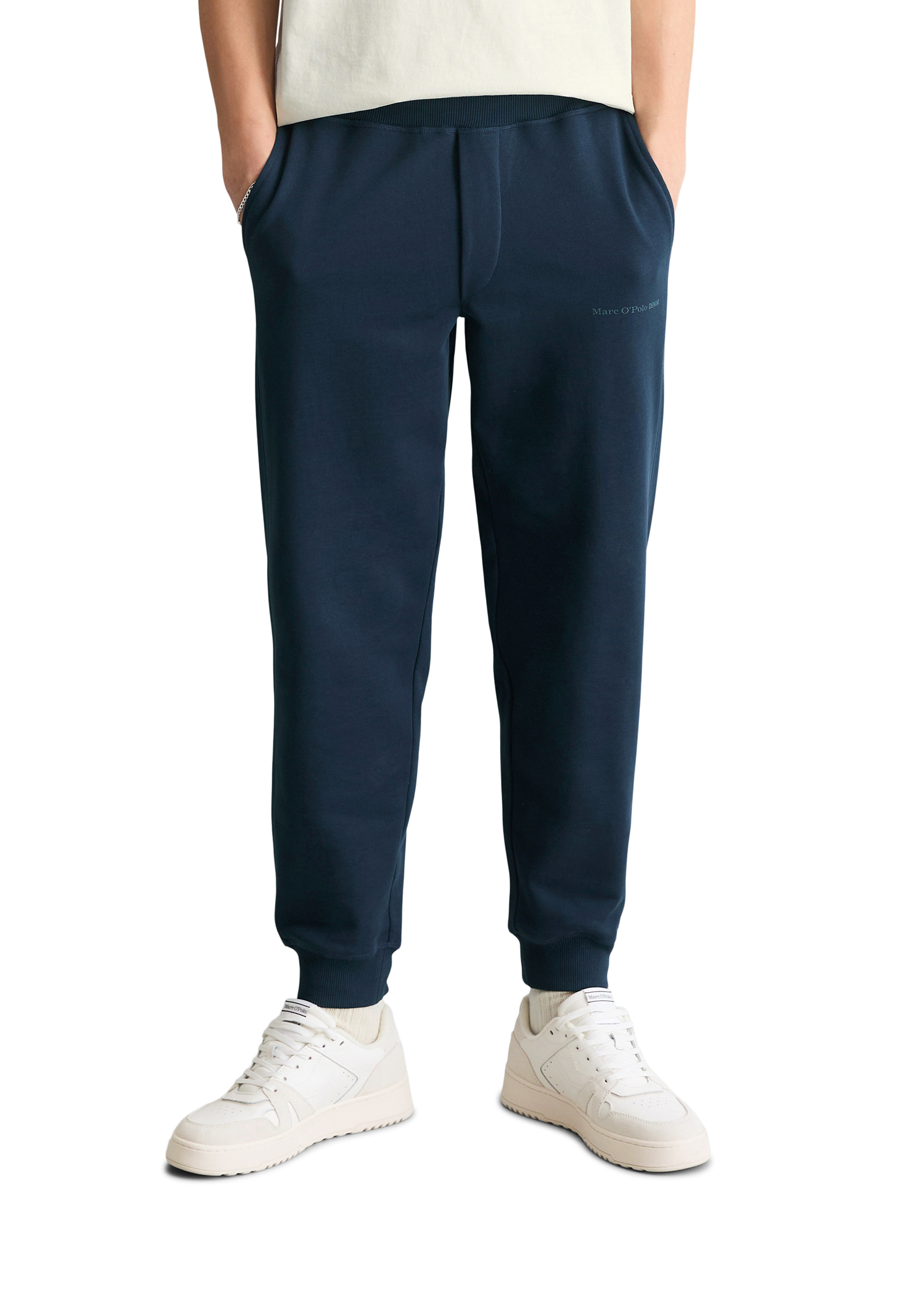 Pantalon sweat DfC relaxed en coton bio, MARC O’POLO DENIM