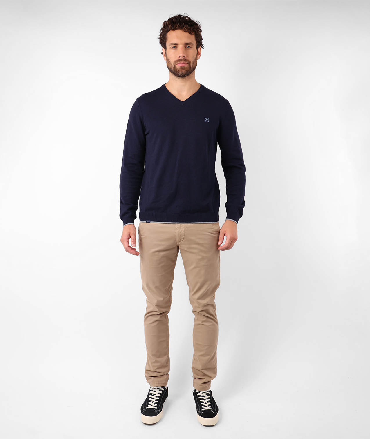 OXBOW PIVEGA Essentials Permanent V-Neck Essential Sweater