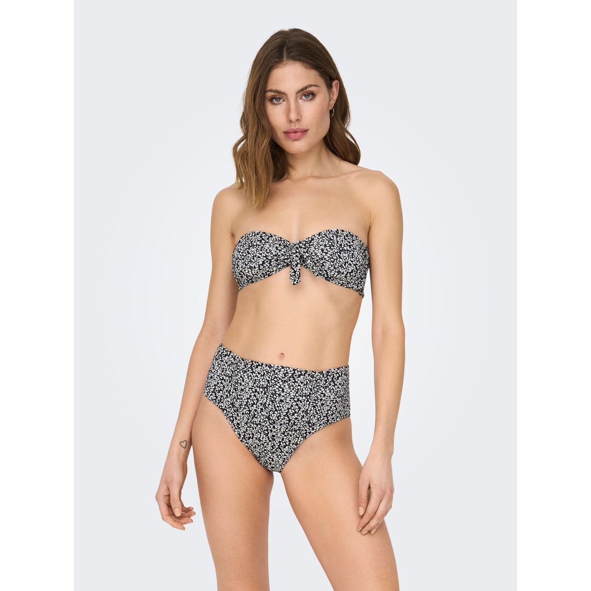 Maillot 1 pi ce bandeau noir La Redoute