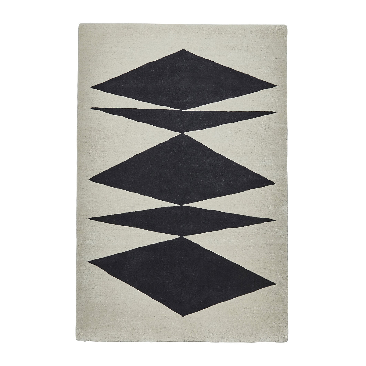 Inaluxe Crystal Palace Monochrome Abstract Patterned Rug in 100% Wool, SO'HOME