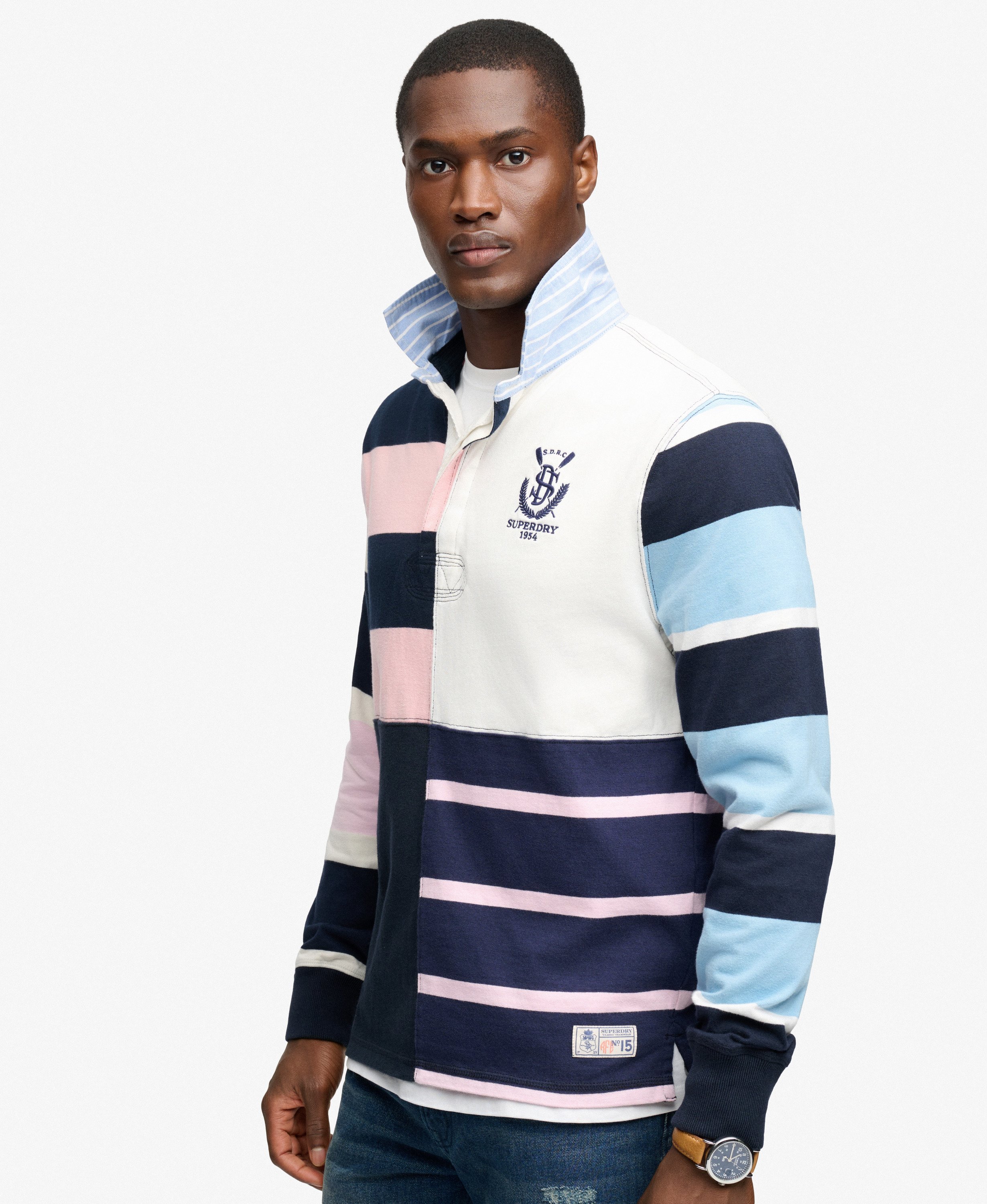 Top Rugby Mix Match Coupe Décontractée, SUPERDRY
