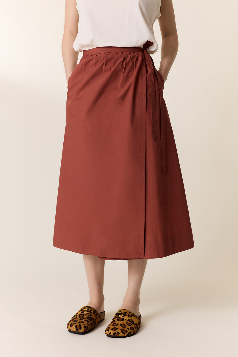 Jupe midi portefeuille, JULEP, LEON & HARPER