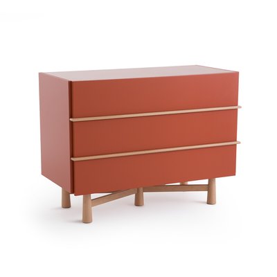 Japoto Lacquered MDF and Solid Beech Chest of Drawers AM.PM