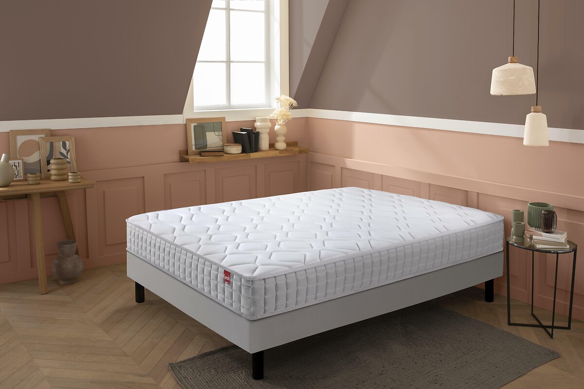 EPEDA Matras met springveren + bedbodem, Distinct 3