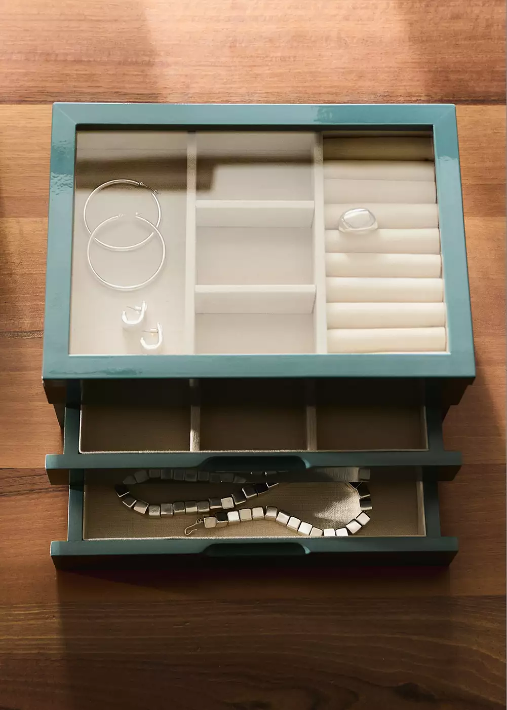 Coffret à bijoux en bois de taille moyenne, MANGO HOME