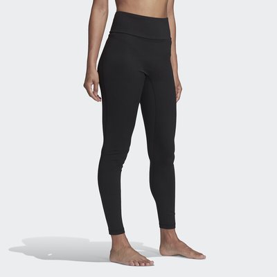 Recycled Cropped Yoga Leggings with High Waist adidas Performance