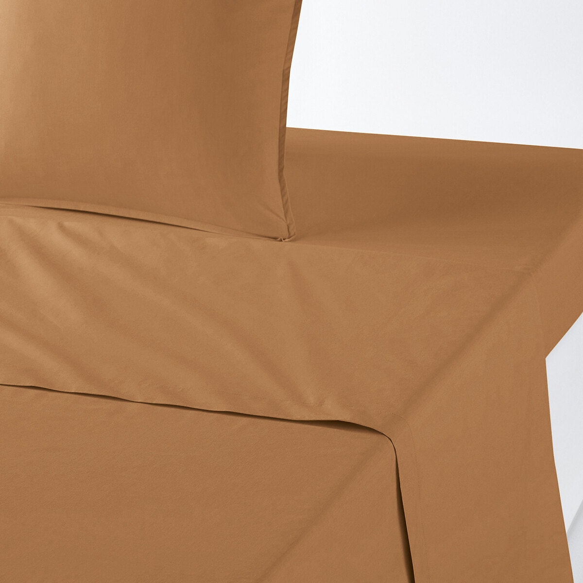 Drap Plat Uni 1 Ou 2 Personnes - Rosalit 240x300 Cm - Rouge - Qualité Confort