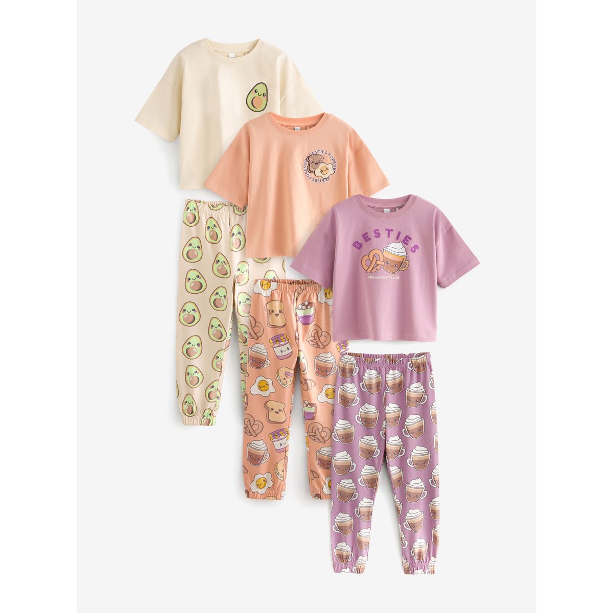 Pyjama Jogging Pour Fille – Lot De 3, Confort Et Style Au Quotidien - 8