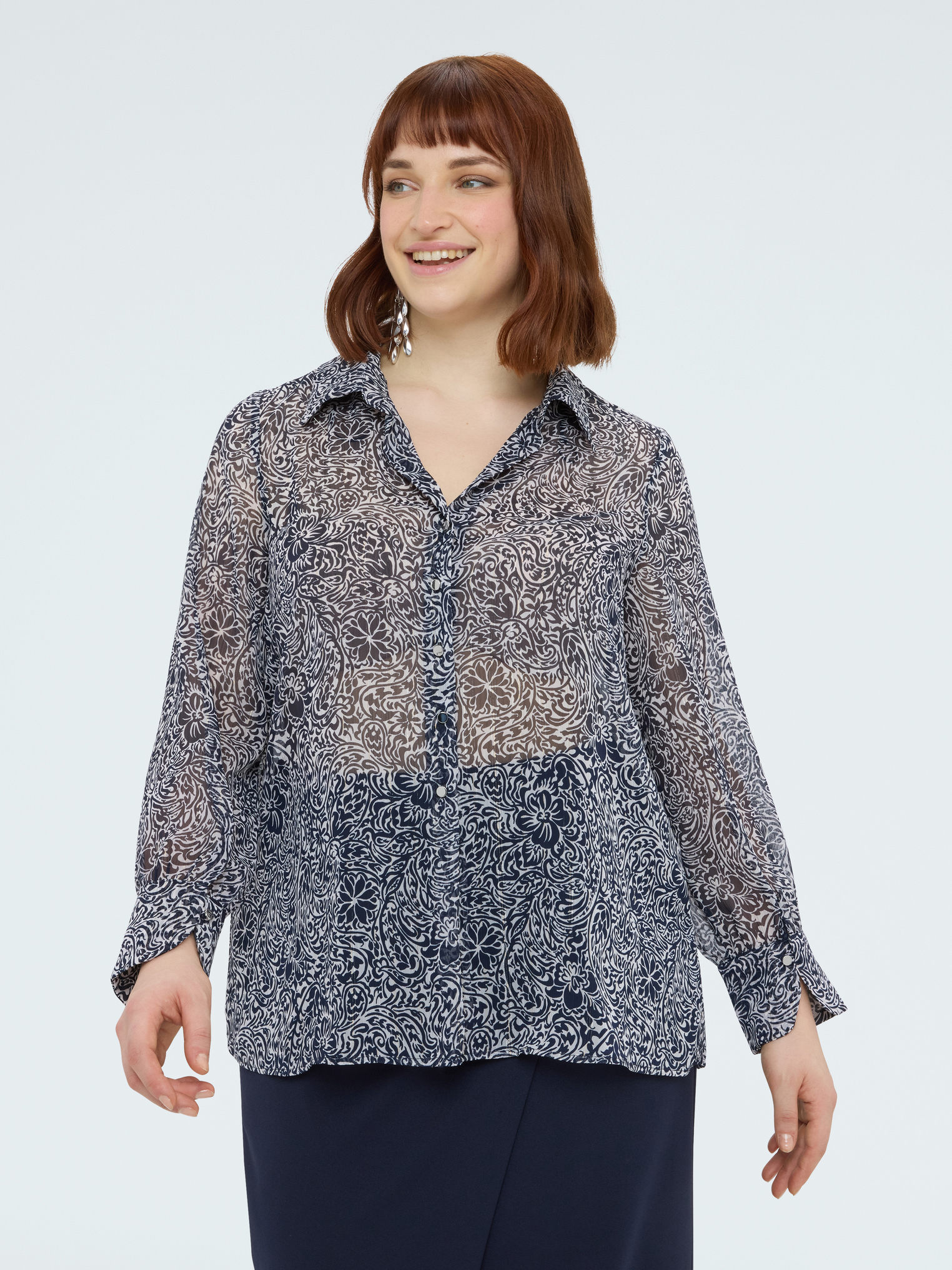 Chemise à imprimé floral, FIORELLA RUBINO