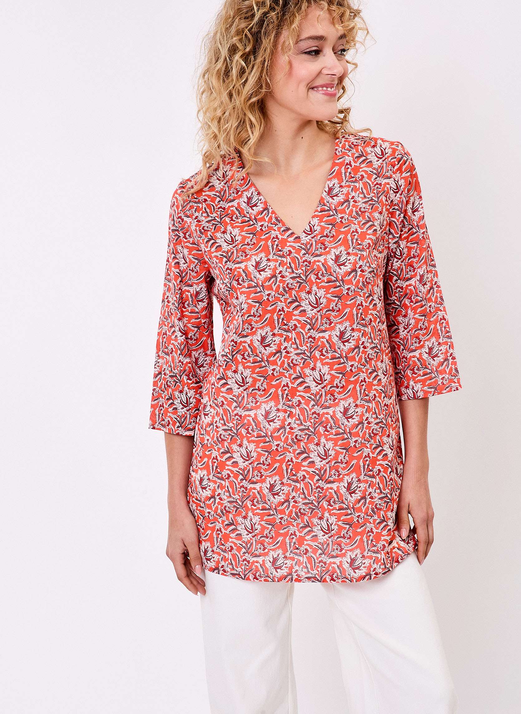 Tunique femme voile de coton bio LAURIE, LA FIANCÉE