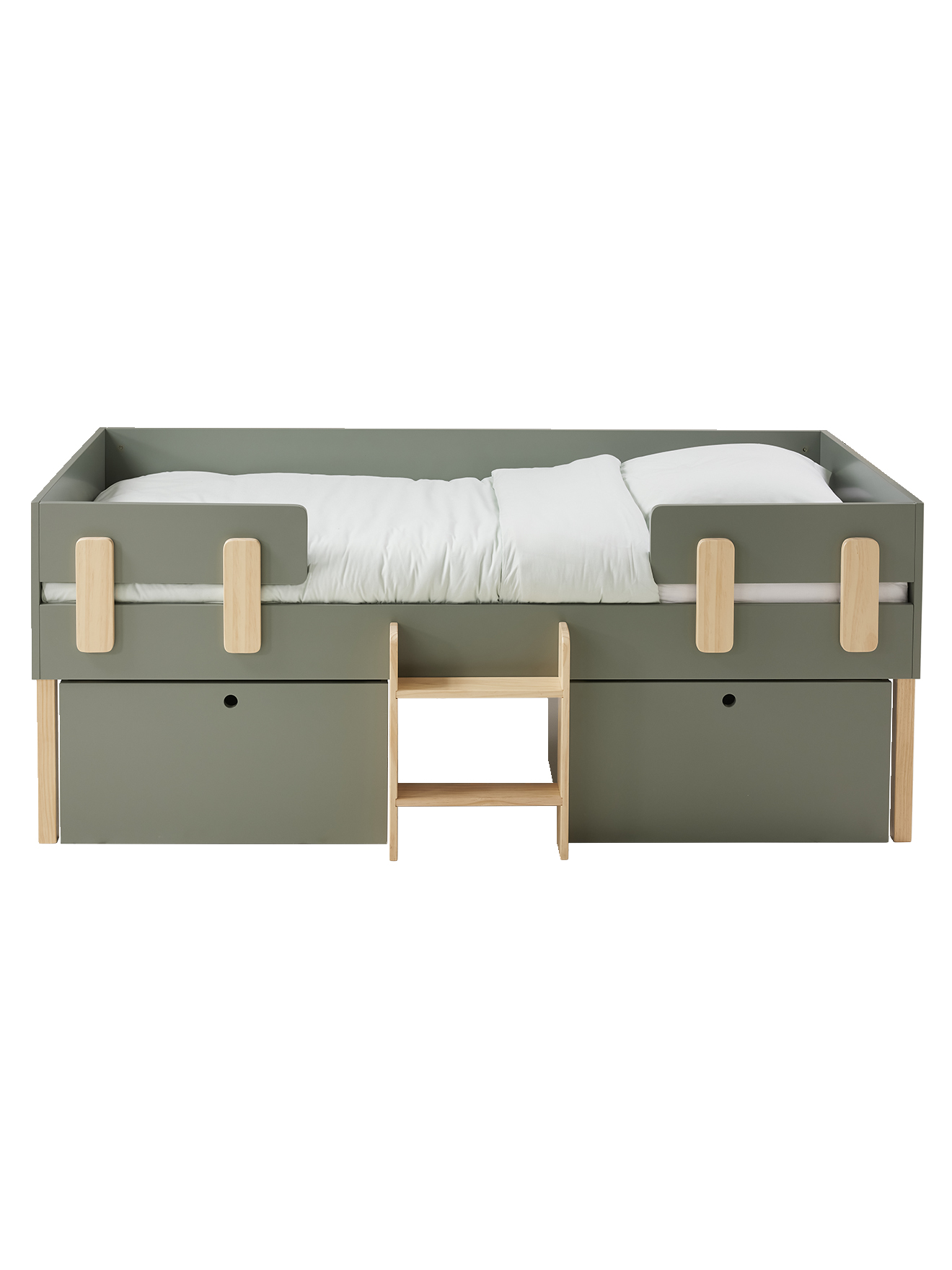 Lit en hauteur avec rangements EVEREST, VERTBAUDET