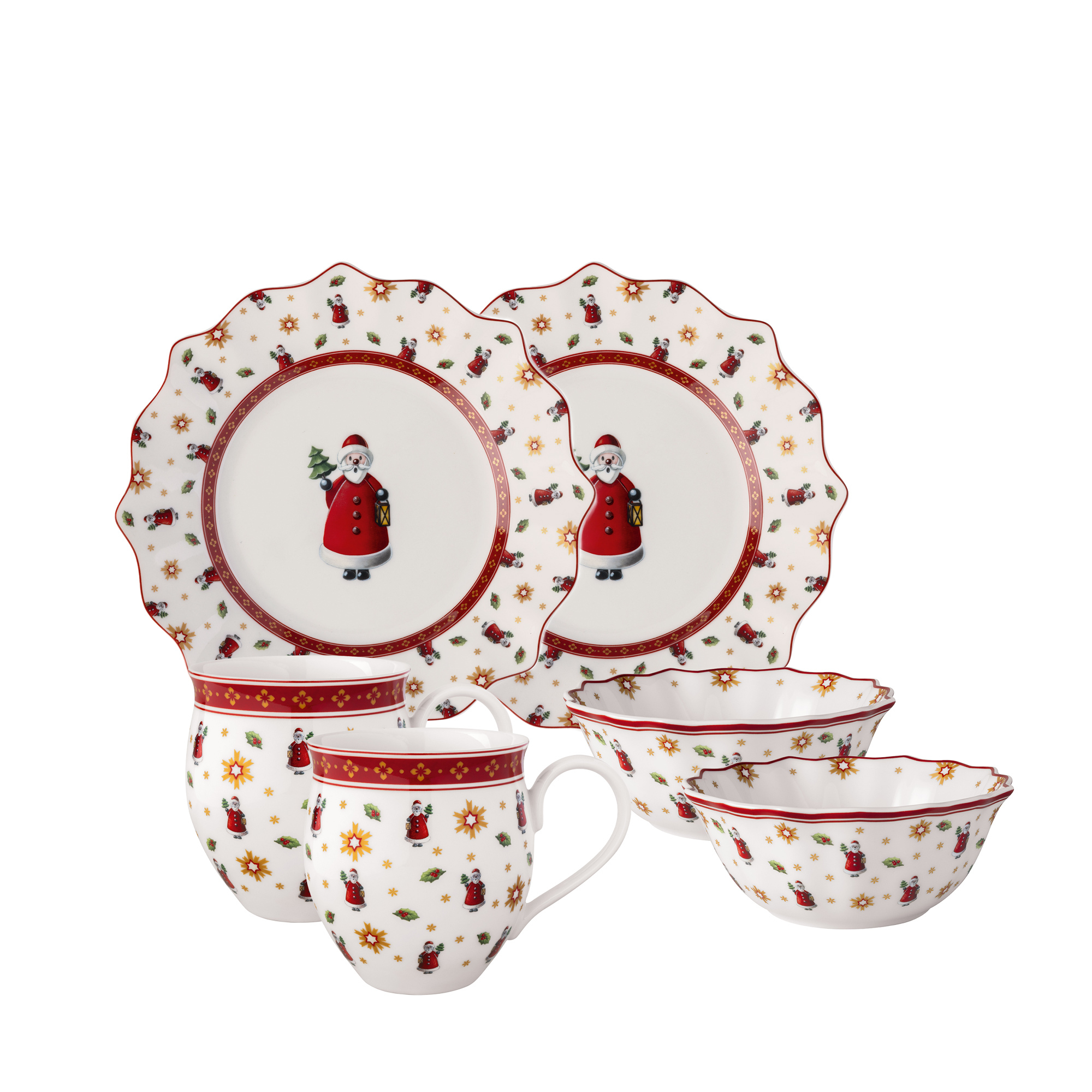 Set Petit-Déjeuner, Père Noël, 6 Pcs TOY'S DELIGHT, VILLEROY & BOCH