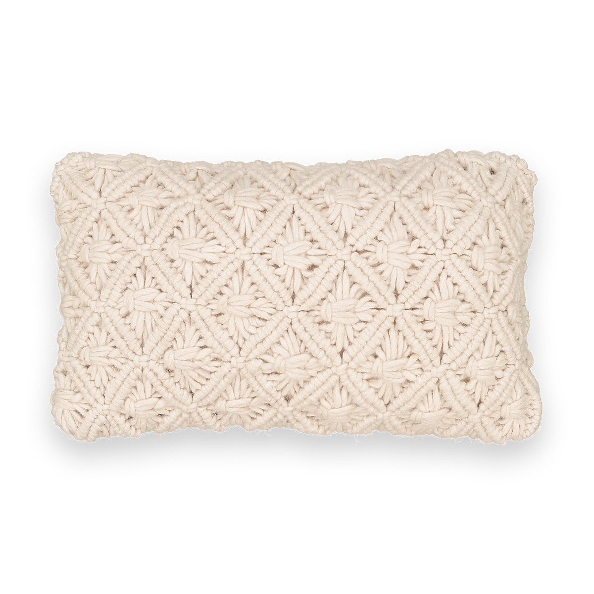 Thera Macrame Wool and Cotton Cushion Cover