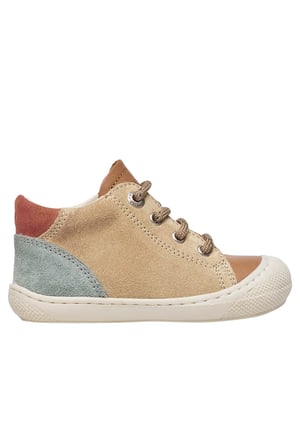 Chaussures Premiers Pas Naturino - En Suède Avec Fermeture éclair - Semelle Caoutchouc - Pour Bébé