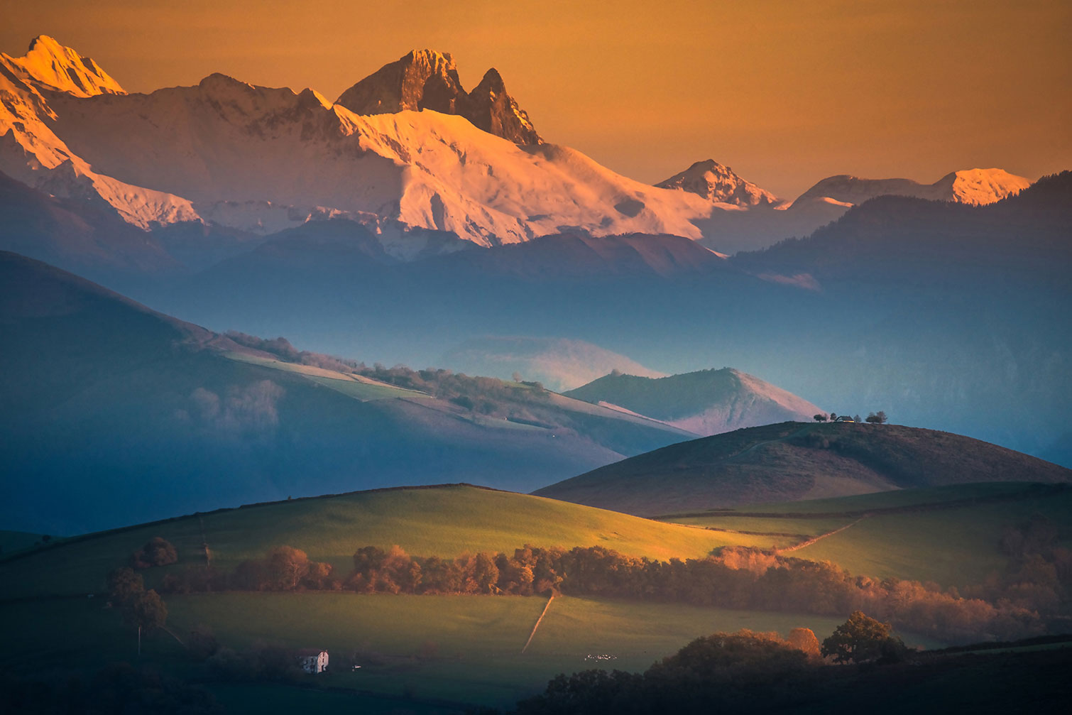 Tableau sud ouest pic du midi d'ossau, HEXOA
