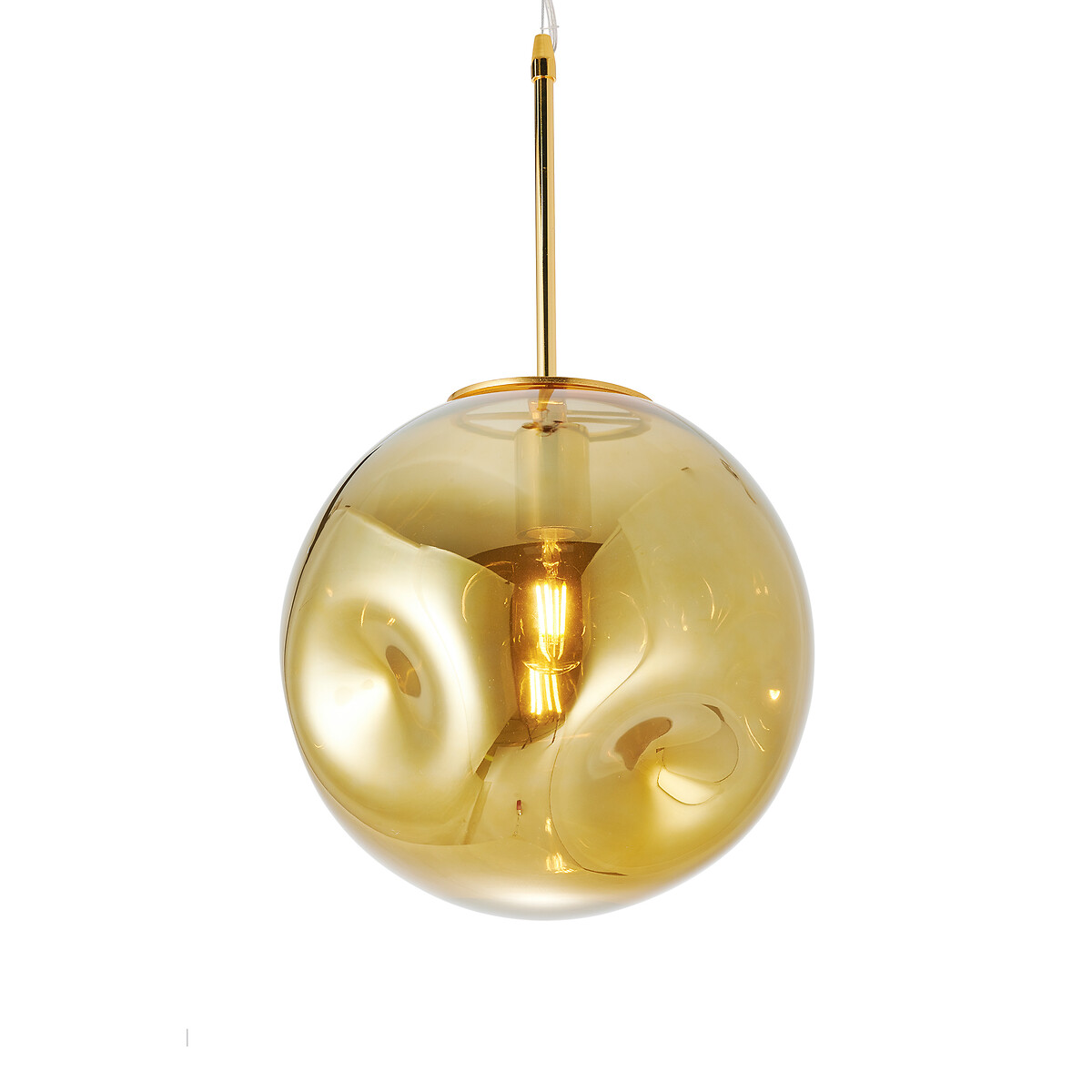 Glass sales round lamp
