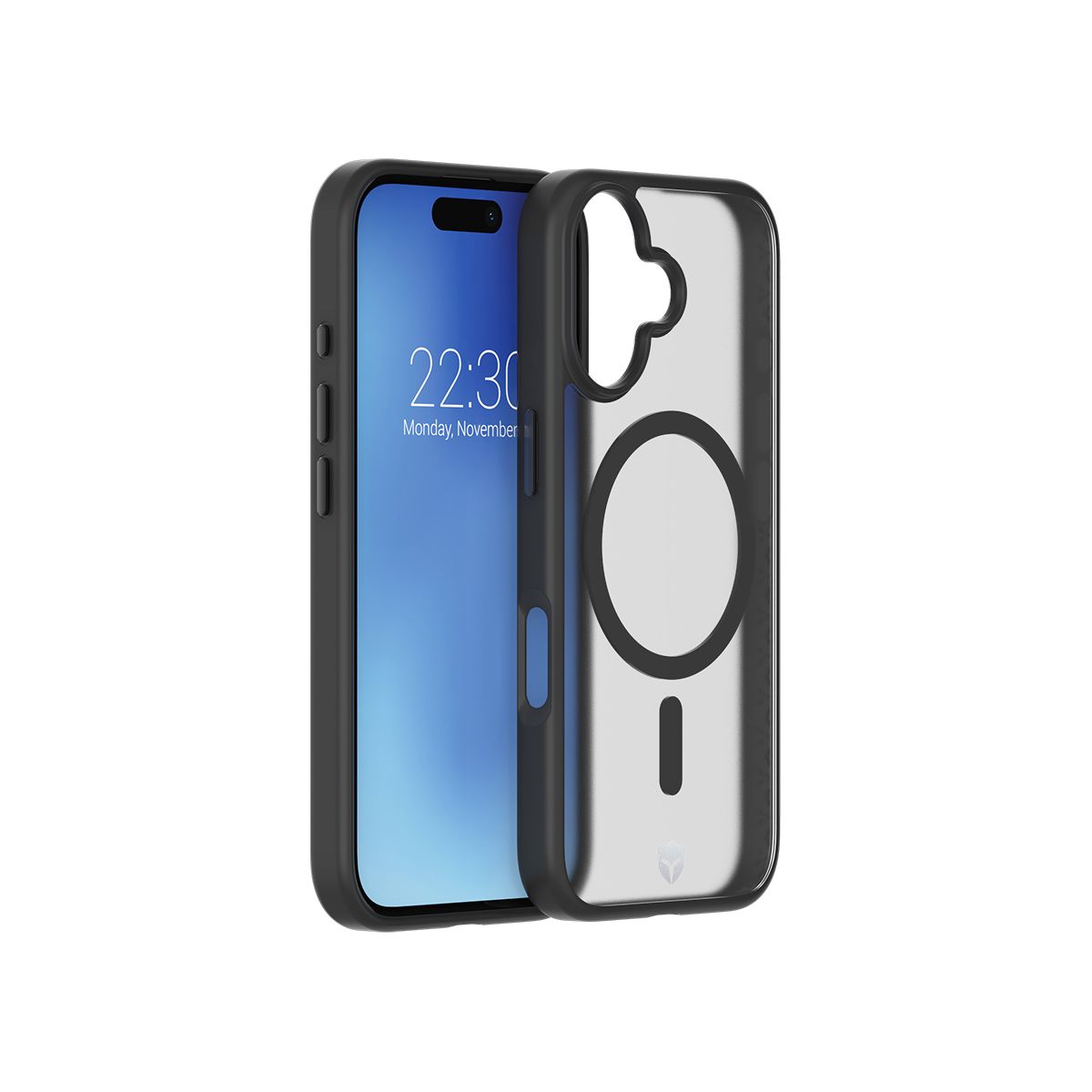 Coque iPhone 16 Pro Air Frost MagSafe Noire, FORCE CASE