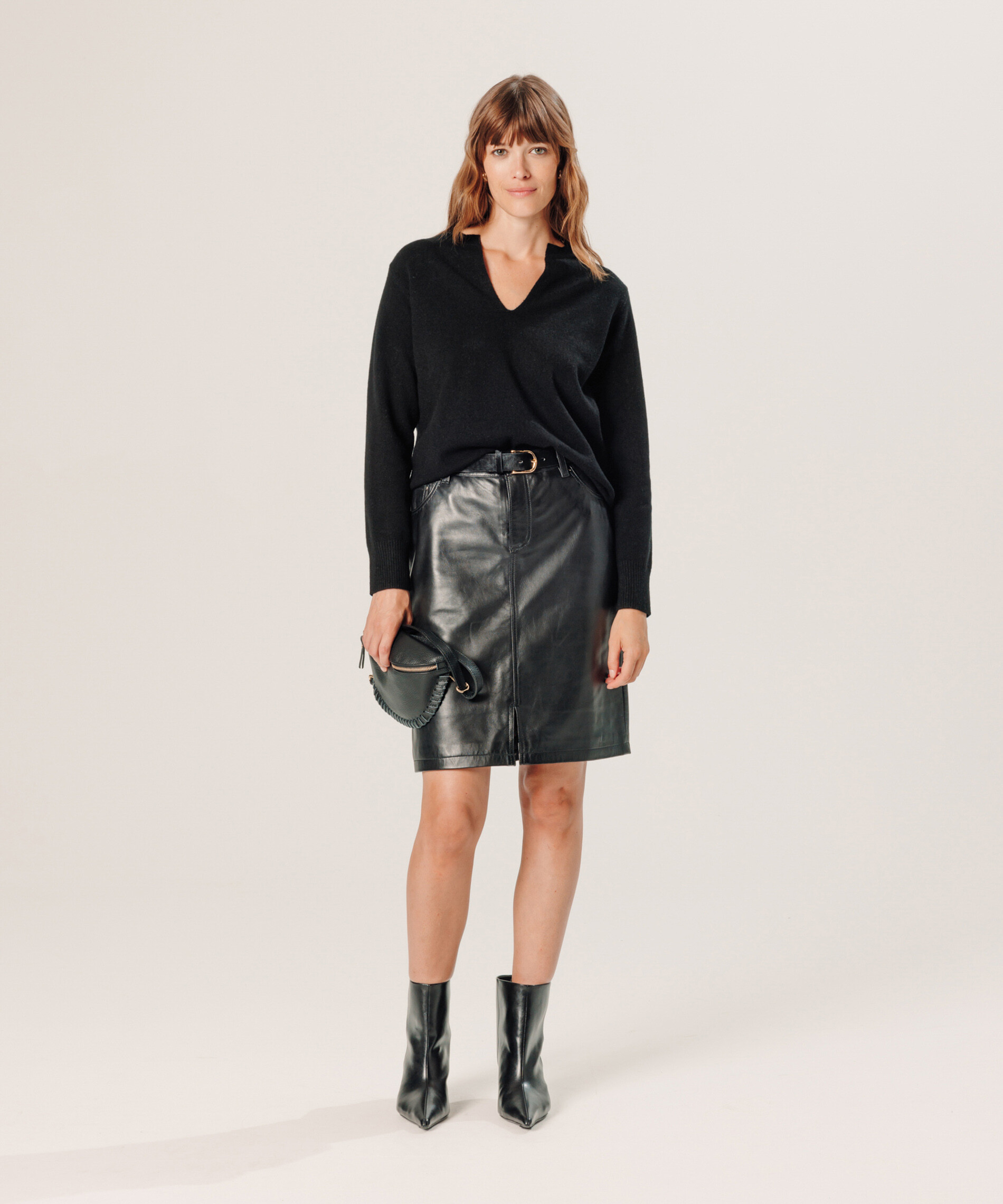Pull col tunisien en cachemire, RODIER