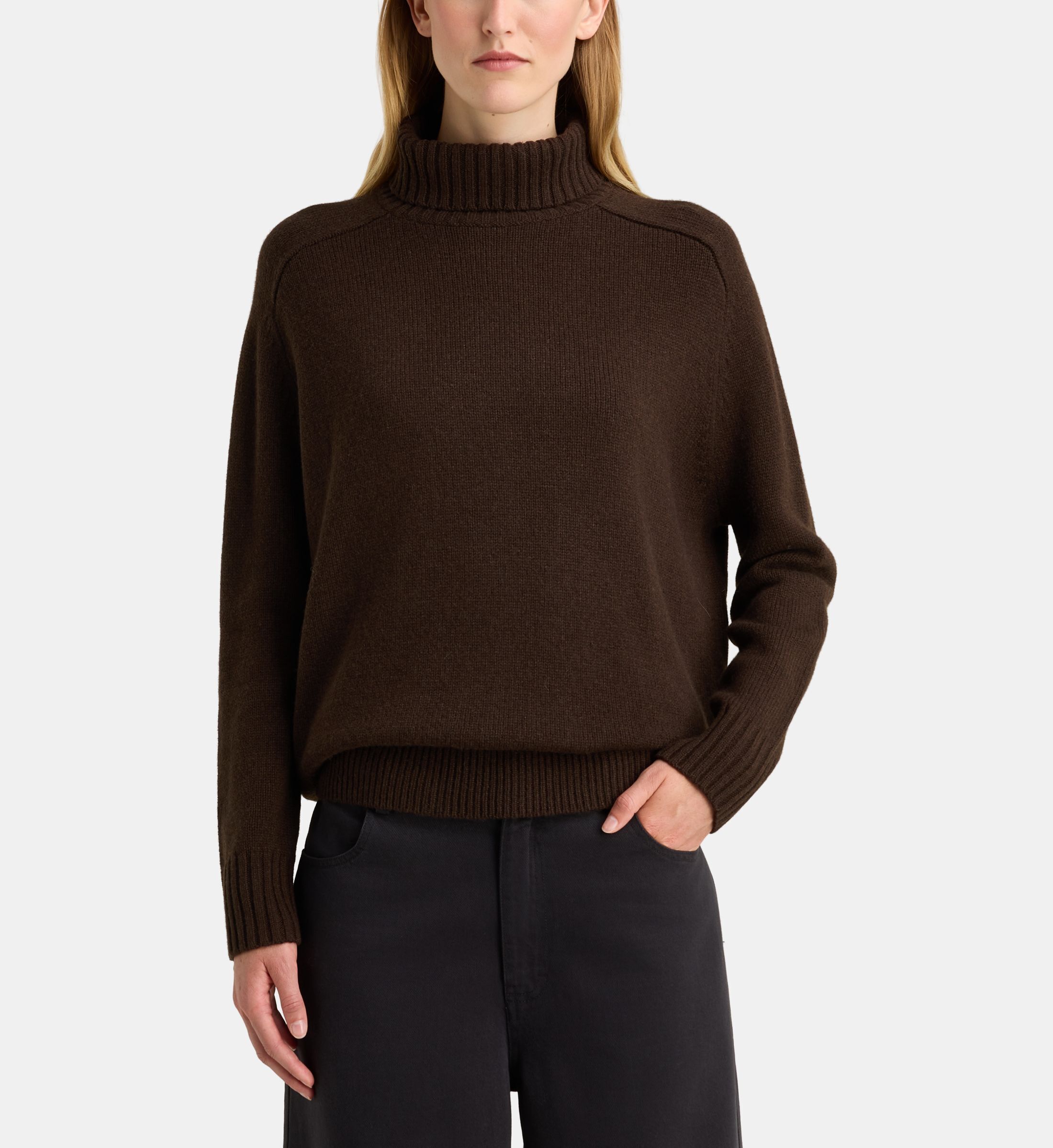 Pull droit trudaine col roulé laine, GALERIES LAFAYETTE