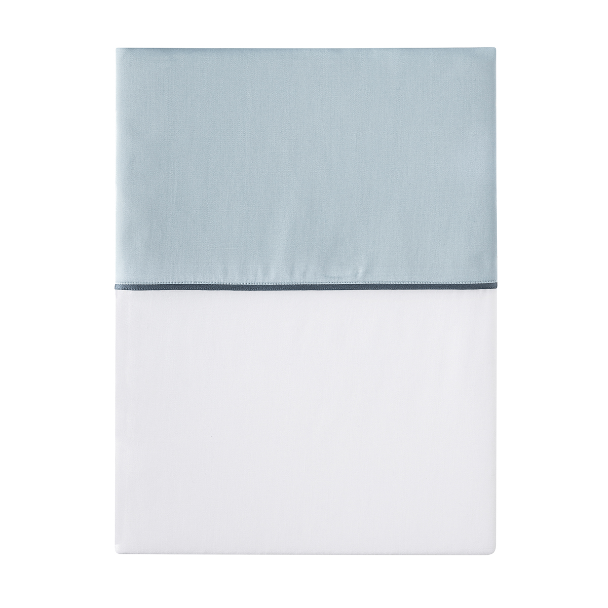 Drap plat uni en satin de coton bio, NOBEL, ALEXANDRE TURPAULT