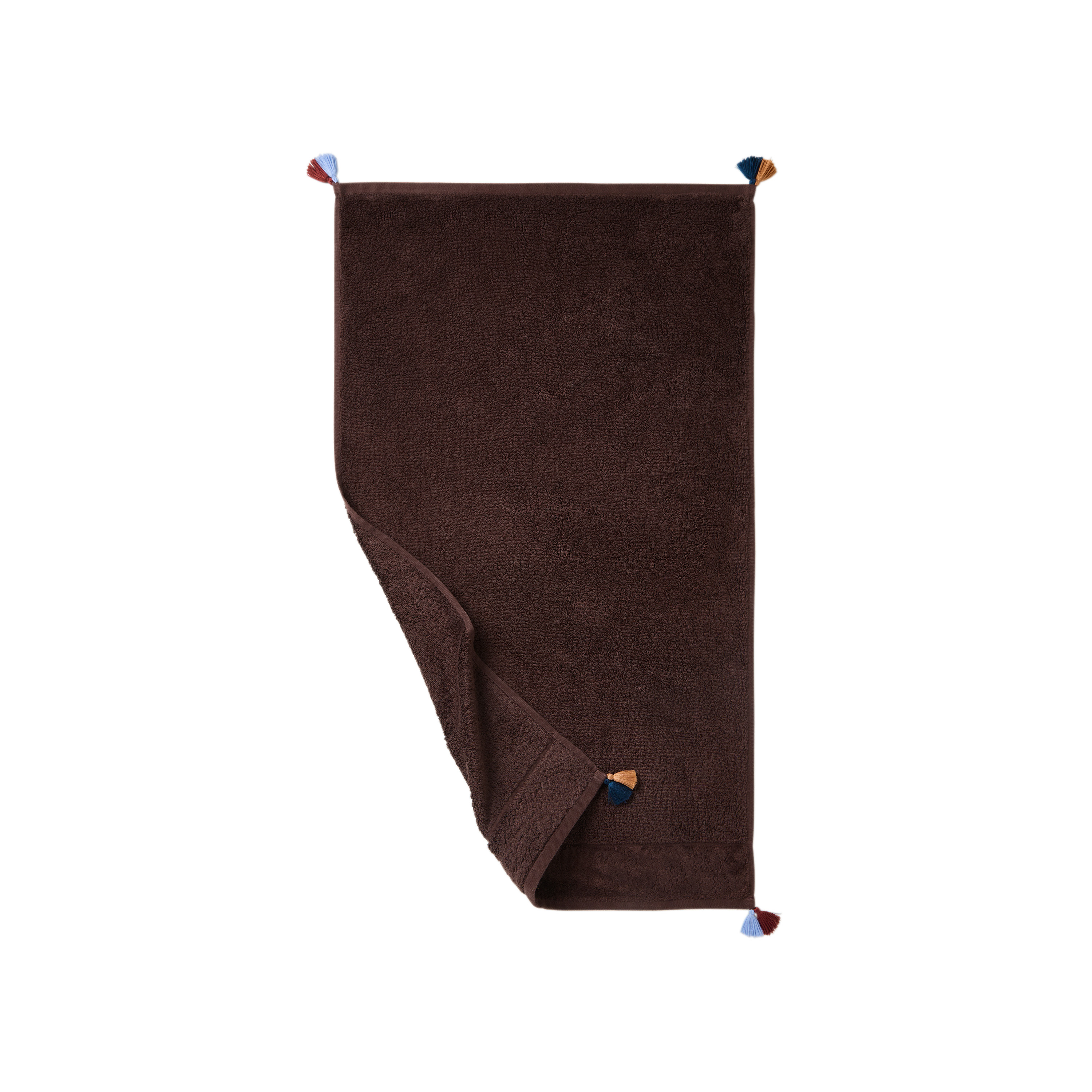 Serviette de toilette coton AMARA, CARRE BLANC
