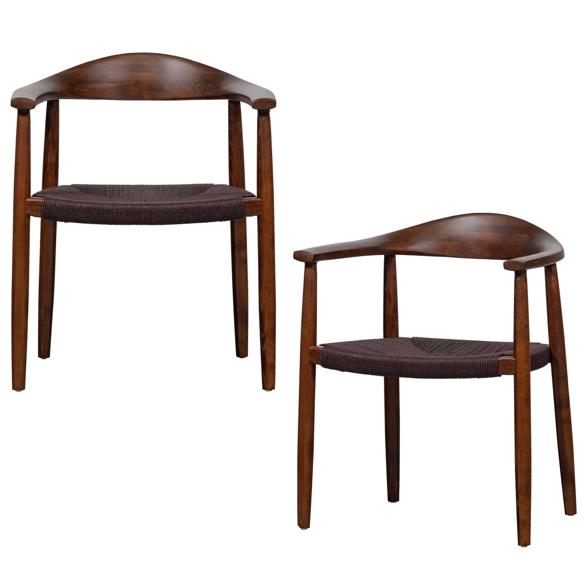 Lot de 2 chaises de table en hêtre EMBRACE, VTWONEN