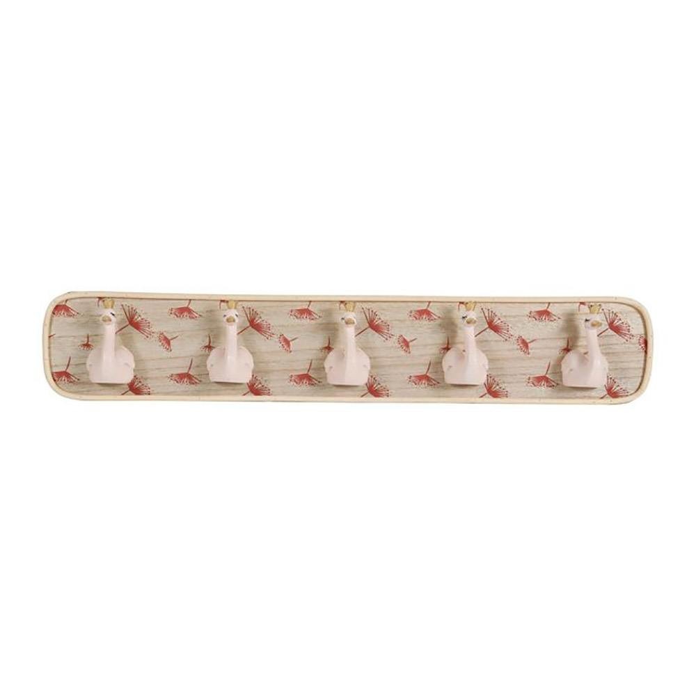 Patère 5 têtes cygne, DECORATIE
