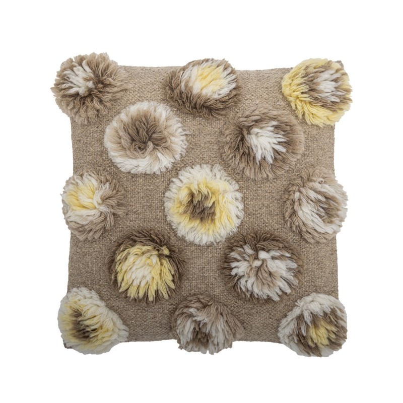 Grand coussin laine tufté fleurs SOMMA, BLOOMINGVILLE