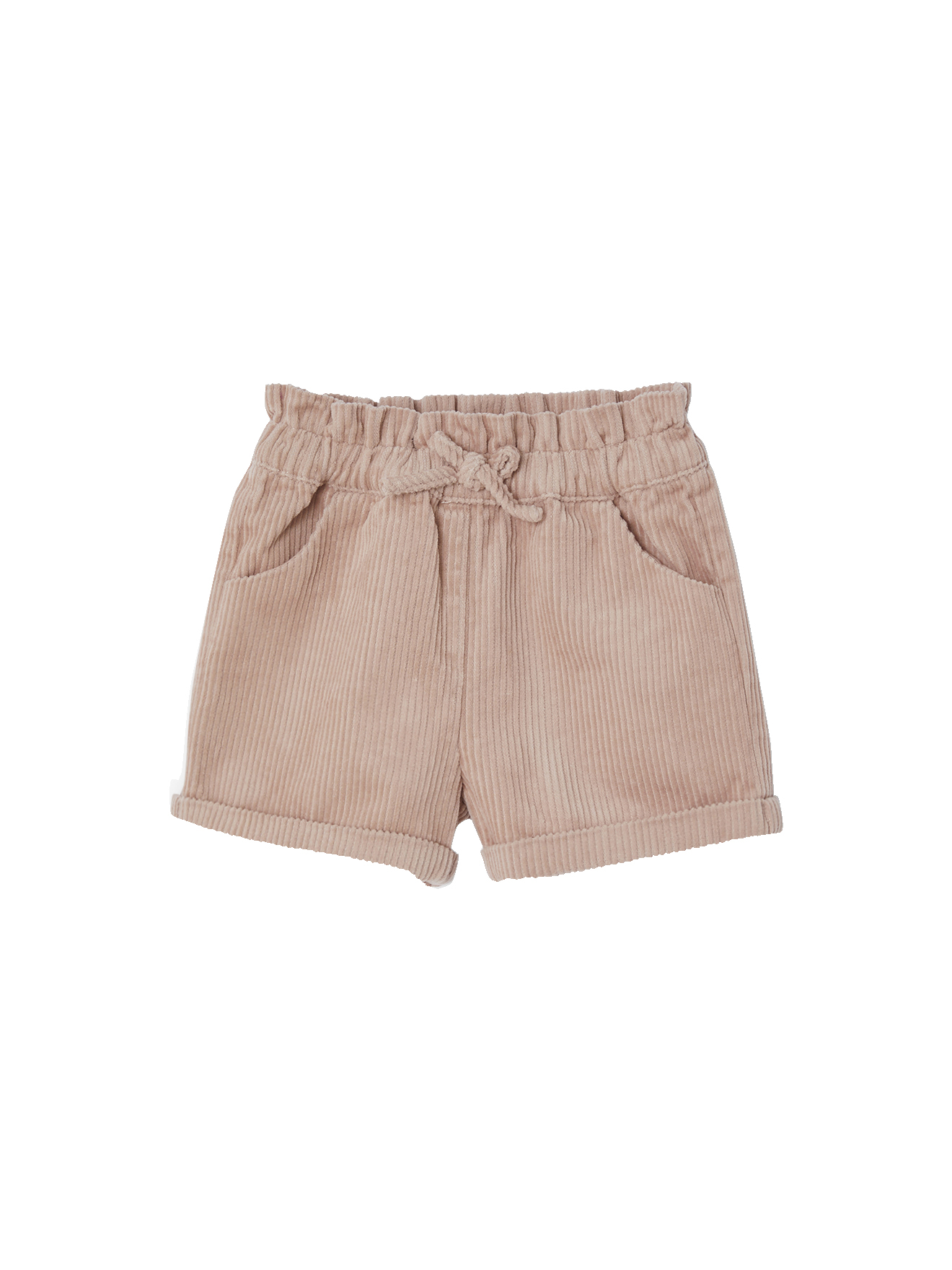 Short en velours côtelé bébé, VERTBAUDET