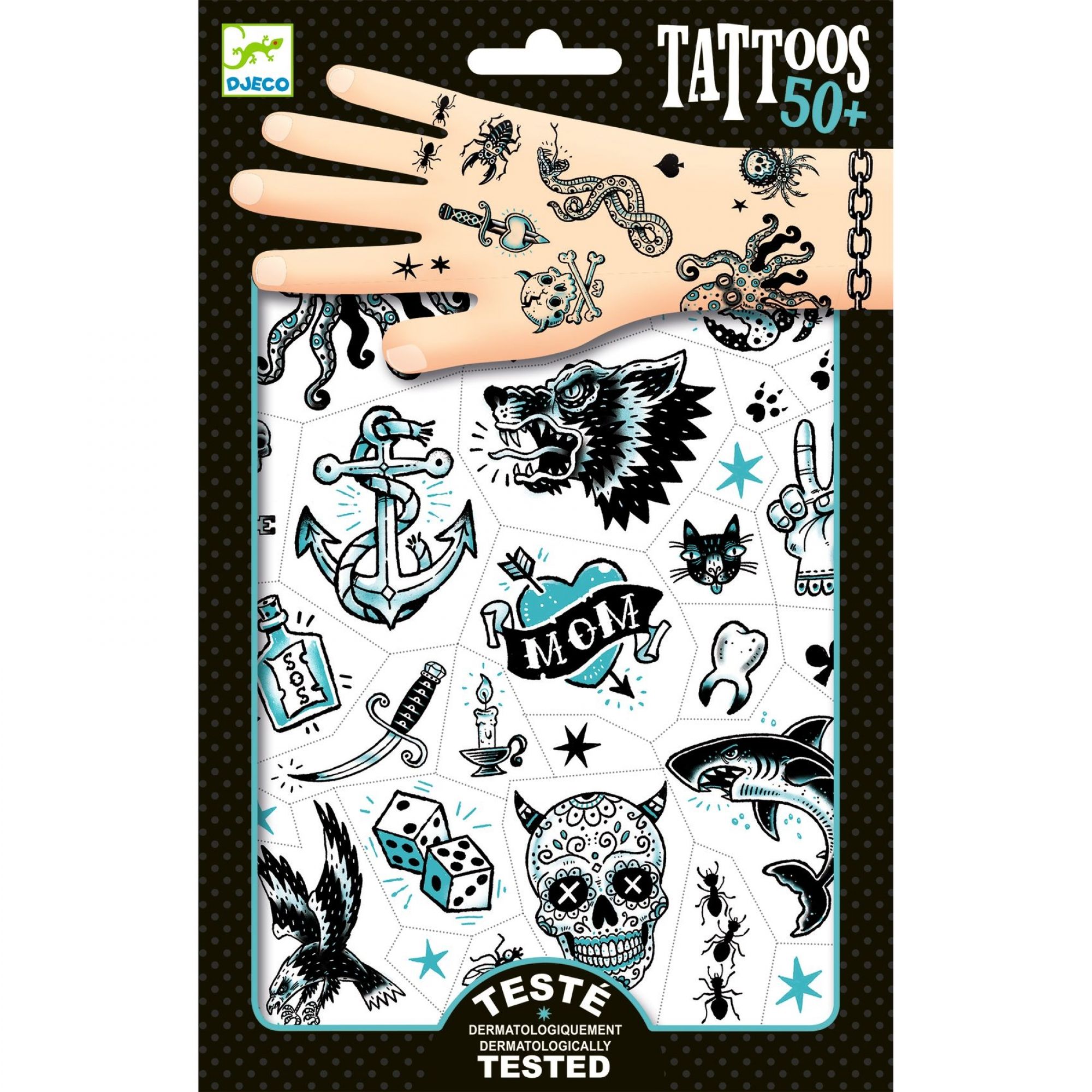 Tatouages enfant Dark side, DJECO