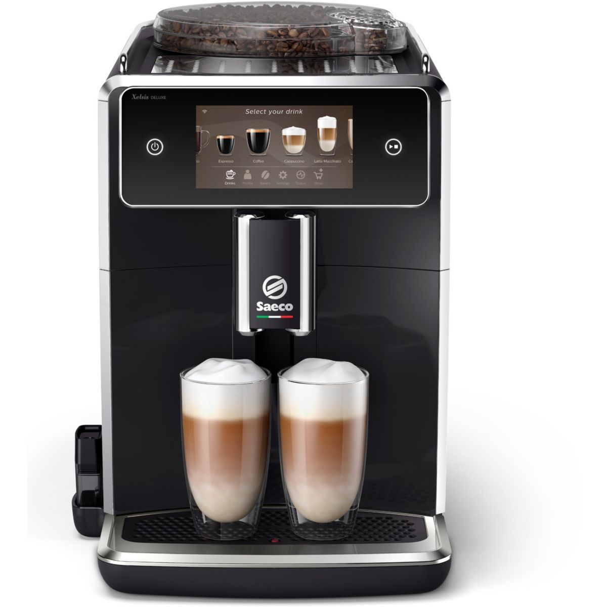 Philips ep3221/40 - machine a café expresso broyeur series 3200 - 4  boissons - mousseur a lait - 1500w - noir - La Poste