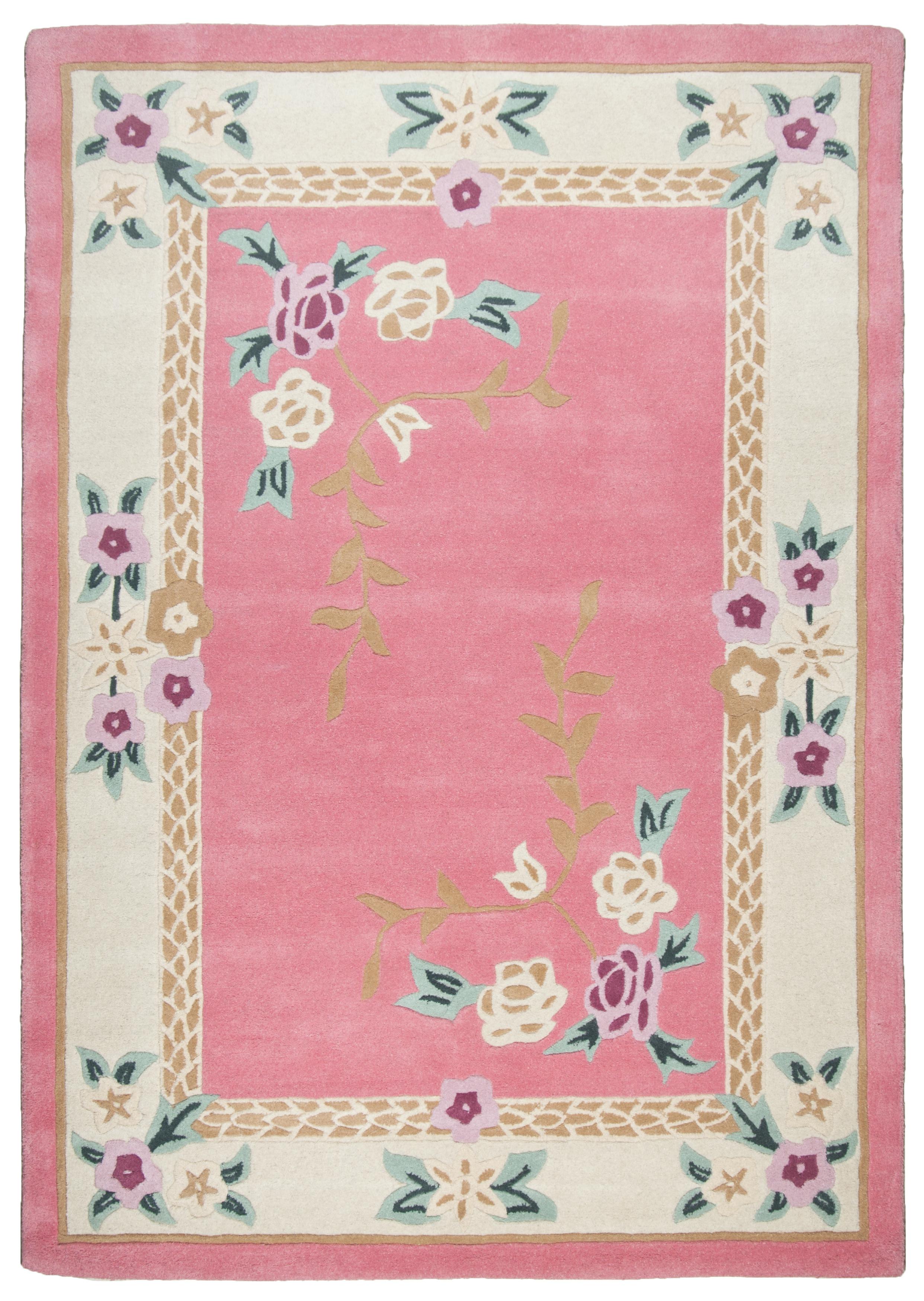 Tapis d'enfant floral Lifou tufté en laine, THEKO