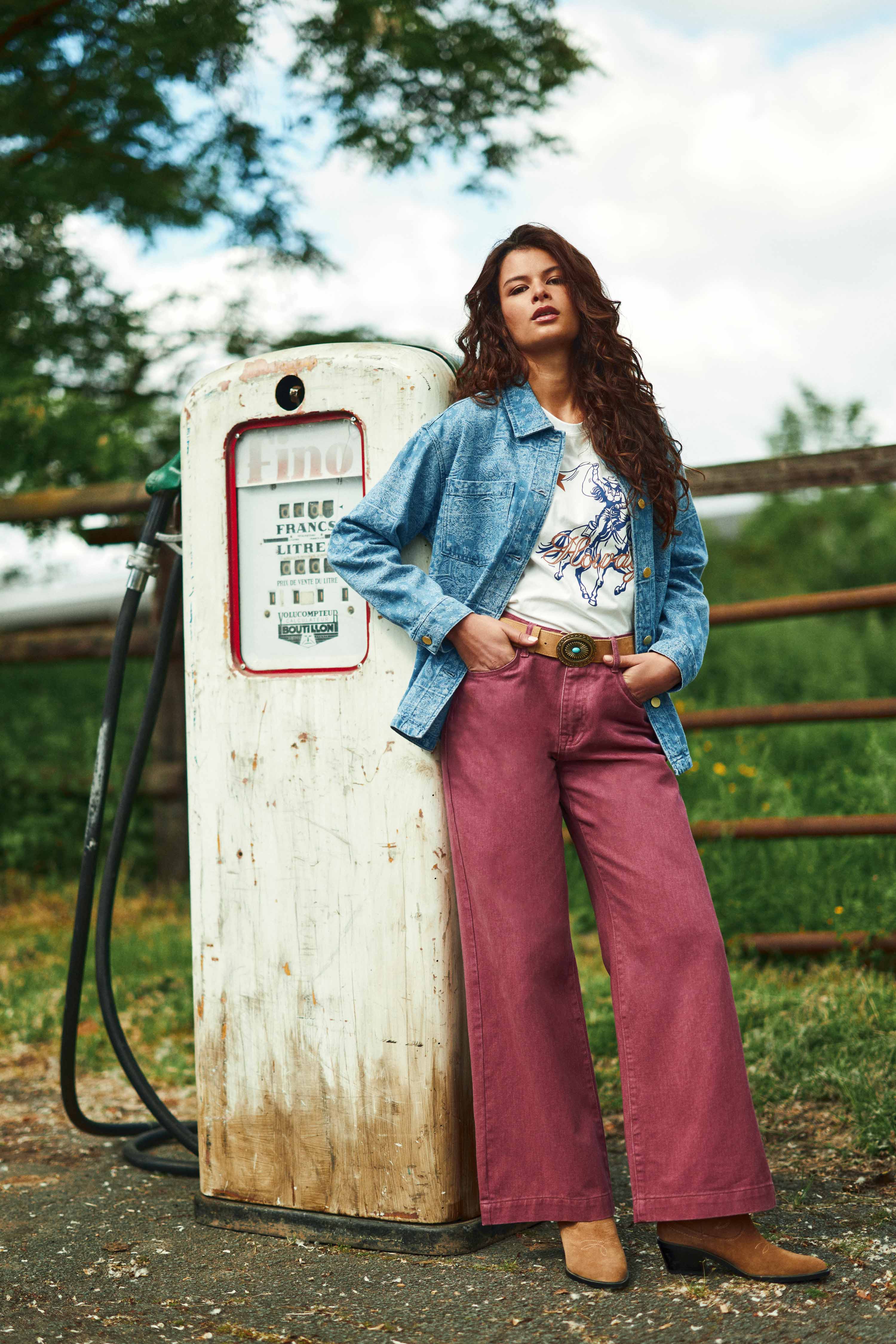 Pantalon large uni PATLANTY, LA PETITE ETOILE