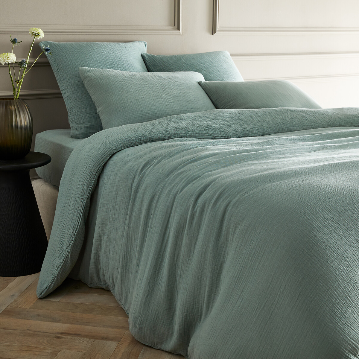 Housse de couette gaze de coton biologique, Yafa